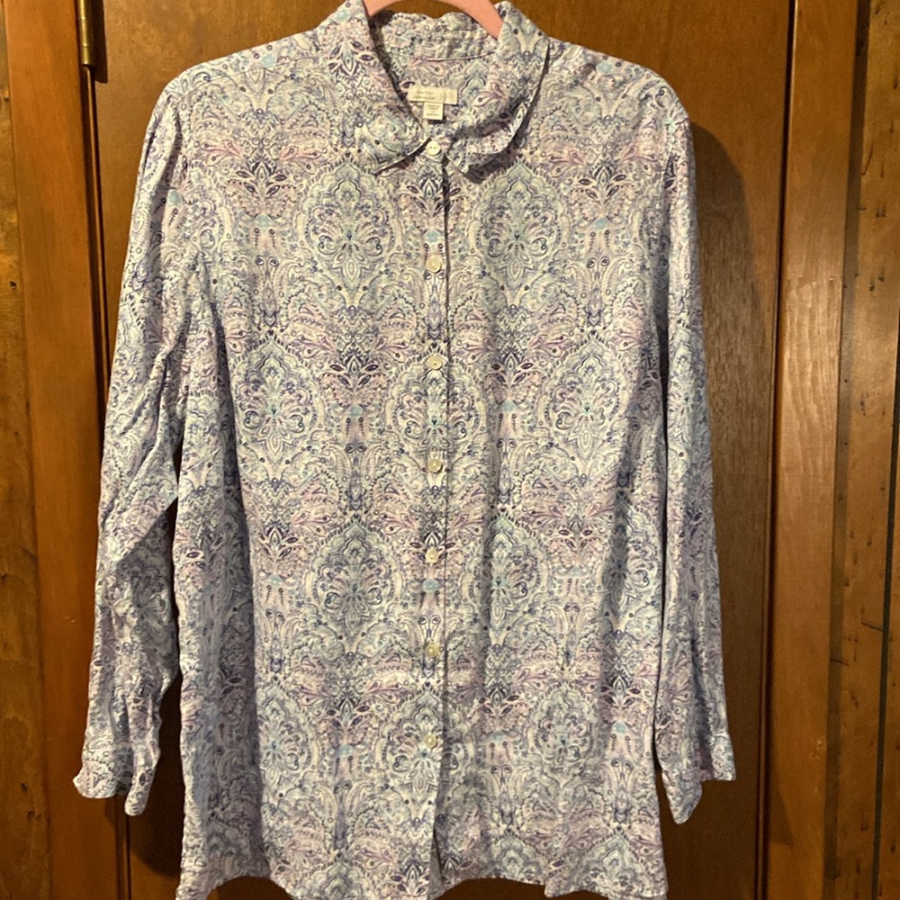 JJill, 2X, Pure Linen, tunic. Like new.